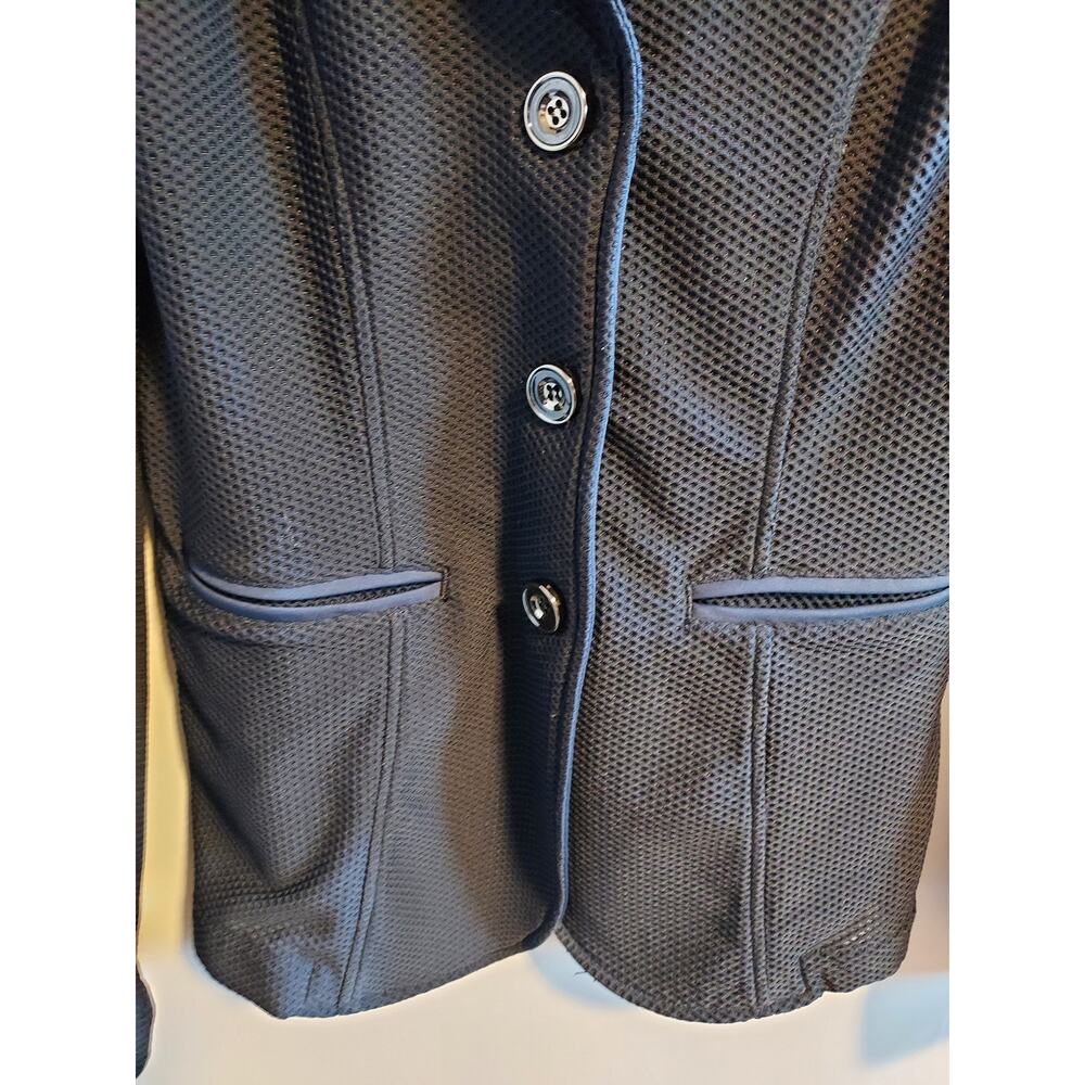Unbranded Navy Mesh Fitted Equestrian-style Jacket - Size XS - Picture 2 of 5